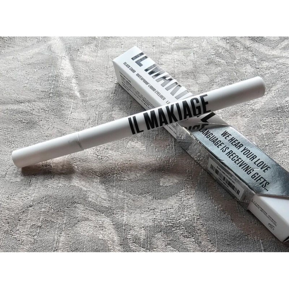 Il Makiage Black Card Waterproof Liquid Eyeliner, Ultra-Black, 1.5ml/0.05 fl oz